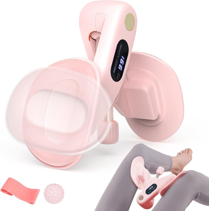 VANIGO Thigh Exerciser, Pelvic Floor Muscle Trainer, Inner Thigh Kegel Exercise Workout Equipment for Women and Men, Home Fitness Strengthen Machine for HIPS, Butt, Legs - Image 1